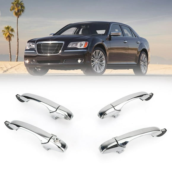 For Chrysler 300/300C 05-10 Chrome 4 Doors Handles Covers W/Out Psg Kh W/ Skh